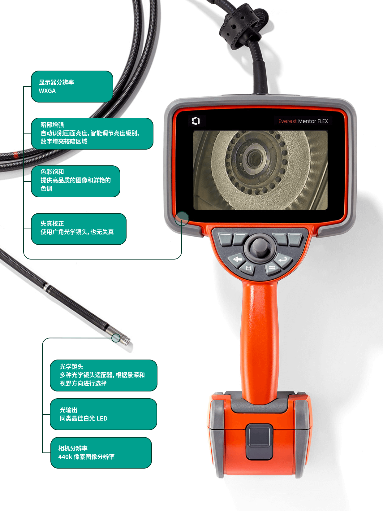 Everest Mentor Flex工業(yè)內(nèi)窺鏡